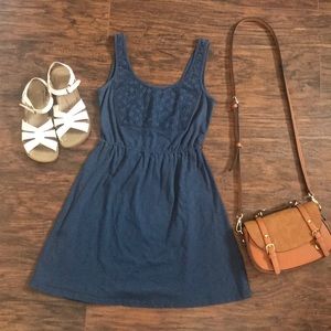 Pacsun Kirra brand blue cotton dress homecoming
